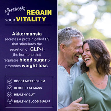 Akkermansia Probiotic For Gut Health Support With Berberine And Soluble Beta-Glucan Prebiotic Fiber Glp-1 Probiotic, 3 Billion Afu, 60 Delayed Release Capsules