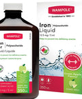 Wampole Liquid Iron - Helps Prevent Iron Deficiency Anemia - 350 ml