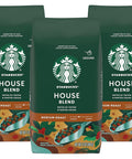 Starbucks Ground Coffee, Medium Roast Coffee, House Blend, 100% Arabica, 1 bag (18 oz)