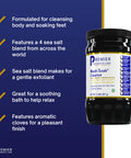 Premier Research Labs Medi-Soak - Supports Feet Or Whole Body Cleansing - Features Bath Salts Formula With Ocean-Rich Sea Vegetat