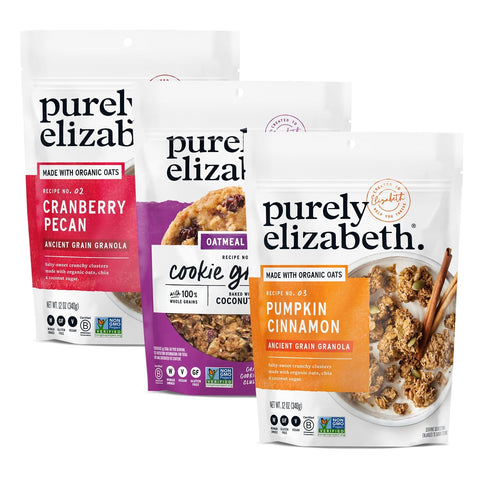 Purely Elizabeth, Ancient Grain Granola, Best Sellers Variety Pack