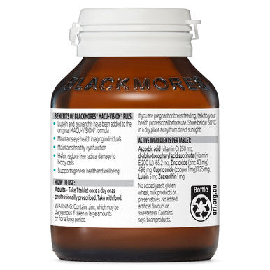Blackmores Macu-Vision Plus X 60 Tablets
