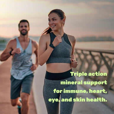 Deal Supplement Zinc 50mg with Selenium 200mcg + Copper 240 Capsules 8 Month Supply 3 in 1 Mineral Formula