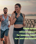 Deal Supplement Zinc 50Mg With Selenium + Copper, 240 Capsules, 8 Month Supply, 3 In 1 Mineral Formula, Zinc Picolinate Complex Supplement, Supports Healthy Immune System For Adults And Kids