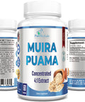 YUMMYVITE Muira Puama Capsules - Concentrated 4:1 Extract, Equivalent To 2200Mg Per Capsule, 60 Capsules