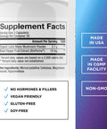 DR. EMIL NUTRITION 2100mg Organic Lions Mane Supplement Capsules Focus Mental Clarity and Cognition Nootropic Lion's Mane Mushroom Supplement with Organic Lions Mane