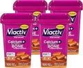 Viactiv Max Formula Calcium +Vitamin D3 Supplement for Bone Health Rich Caramel 100 Soft Chews 4 Pack