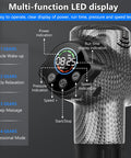 Toloco Massage Gun, Muscle Massage Gun Deep Tissue, Percussion Massage Gun With 12 Replacement Heads, Super Quiet Portable Electric Massager For Athletes, Treatment, Relax, Carbon