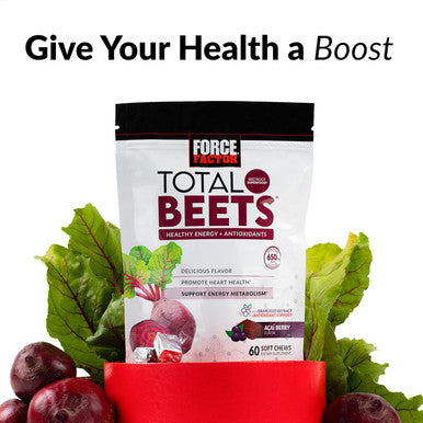 Force Factor Total Beets Soft Chews 60 Chews & Better Turmeric Joint Support Supplement 60 Soft Chews