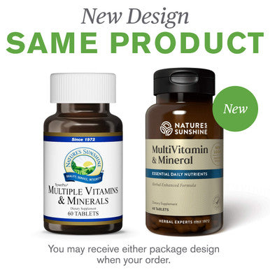 Nature'S Sunshine Multiple Vitamins And Minerals, 60 Tablets | Powerful Multivitamin Supplies The Body With 100 Percent