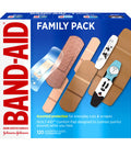 Band-Aid Brand Adhesive Bandage Family Variety Pack In Assorted Sizes Including Water Block, Sport Strip, Tough Strips, Flexible Fabric And Disney Bandages For First Aid And Wound Care, 120 Ct