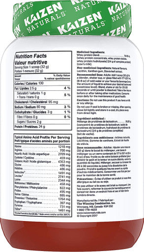 Kaizen Naturals Whey Protein - CINAMMON Bun 840g 840 gram Cinnamon Bun