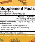 Maryruth's Organics Usda Turmeric Gold Liquid Drops 1Oz