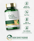 Dgl Deglycyrrhizinated Licorice Capsules | 200 Count | 4000Mg | Vegeterian, Non-Gmo & Gluten Free Supplement | By Carlyle