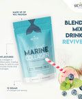 Revive Naturals Marine Collagen Powder 400g ~ Wild Caught Whitefish ~ Supports Bone Health & Muscle Growth ~ Type I Hydrolyzed Collagen Peptides ~ Halal Certified ~ by Revive Naturals