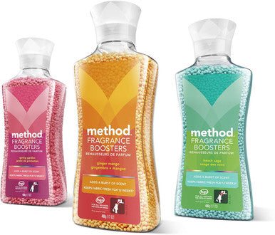 Method Fragrance Booster Ginger Mango Keeps Clothes Fresh For Up to 12 weeks 14.8 Ounces (Pack of 6)