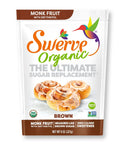 Swerve Organic Monk Fruit Brown Zero Calorie Sweetener, Plant-Based, Kosher, Keto Friendly, USDA Certified Organic, Gluten Free & Non-GMO, 8 Ounce