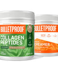 Bulletproof Unflavored Collagen Peptides Powder, 18G Protein, 17.6 Oz Original Unflavored Creamer, 2G Net Carbs, 10G Healthy Fats From Powdered Mct Oil