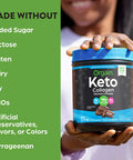 Orgain Keto Collagen Protein Powder with MCT Oil Chocolate Paleo Friendly Grass Fed Hydrolyzed Collagen Peptides Type I and III Dairy Gluten Soy 0.88 Lb Packaging May Vary