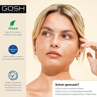 GOSH Velvet touch lipstick with extra colour pigments for an intense and long-lasting result, reflective particles for the glossy look, vitamin E for nourished lips, 122 nougat