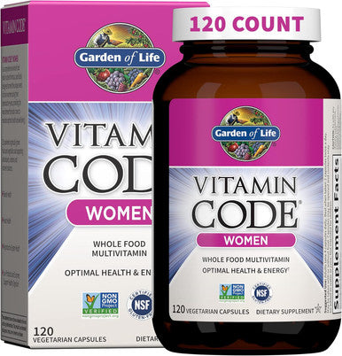 Garden of Life Vitamin Code Women 120 Veggie Caps