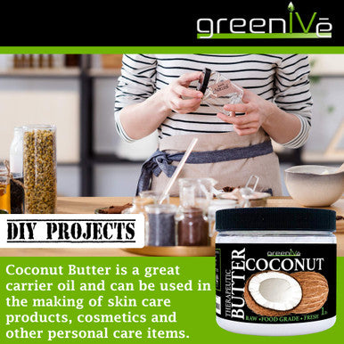 Greenive - 100% Pure Virgin Raw Coconut Oil - Organic - Pure - Virgin - (16 Ounce)