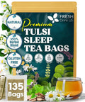 FreshDrinkUS, Premium 75 Mulberry Leaf Tea Bags, 100% Natural & Pure from Mulberry Leaves. Loose Leaf Herbal Tea. Made with Natural Material Tea Bags. No Sugar, No Caffeine, No Gluten, Vegan.