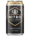 Starbucks Nitro Cold Brew Coffee, Black Unsweetened, 9.6oz Can