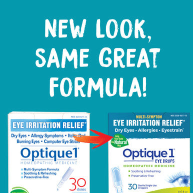 Boiron Optique 1 Eye Drops for Dry Eyes Allergies 30 Count