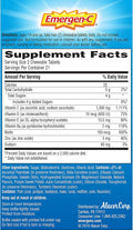 EmergenC Immune+ Chewables 1000Mg Vitamin C With Vitamin D Tablet Immune Support Dietary Supplement For Immunity Orange Blast Flavor 42 Count
