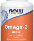 Now Foods Omega-3 Basis Softgels, Pack of 100