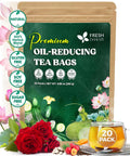 FreshDrinkUS, Premium 75 Mulberry Leaf Tea Bags, 100% Natural & Pure from Mulberry Leaves. Loose Leaf Herbal Tea. Made with Natural Material Tea Bags. No Sugar, No Caffeine, No Gluten, Vegan.