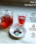 Lazi ka Lazika Herbal Tea Variety Pack Immune Support Tea Assortment Tea Sampler Set Assorted Tea Variety Pack with Pyramid Tea Bags Herbal Teas Tea Set 54 Counts