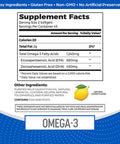 Orgain Omega3 Fish Oil Supplement 1240mg High EPA DHA 1130mg Sustainably sourced from WildCaught Fish 45 Day Supply 90 Softgels