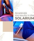 COCOSOLIS Choco Tan Accelerator with Vitamin E, Bio Oil Body Lotion for Natural Tan (110 ml)