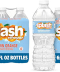 SPLASH REFRESHER Flavored Water Bottles, Wild Berry Flavor - 6 Pack | Refreshing Flavored Bottled Water with Electrolytes - Zero Sugar & Zero Calories - 16.9 Fl Oz