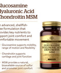Solgar Glucosamine Hyaluronic Acid Chondroitin Msm 120 Tablets - Supports Healthy Joints & Range Of Motion & Flexibility - Extra Strength Shellfish Free - Non-Gmo Gluten Free - 40 Servings