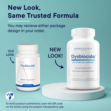 Biotics Research Dysbiocide 120 Capsules