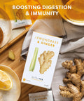 Nutra Tea - Lemongrass & Ginger Tea - 20 Tea Bags - Herbal Tea