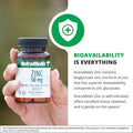 Nutramedix Zinc 50Mg - Zinc Supplements For A Healthy Immune Defense, Skin Health & Antioxidant Support - Easy To Digest Zinc For Immune Health (60 Capsules)