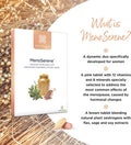 Healthspan MenoSerene (60 Day Supply) | Women's Health | Vitamin D, Calcium & Magnesium | Healthy Immune System, Skin, Vision & Bones B6 for Menopause Support | Natural Plant Oestrogens | Vegetarian