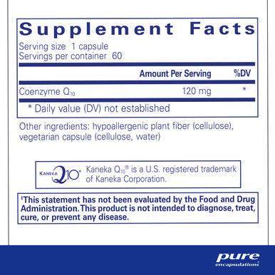 Pure Encapsulations CoQ10 120 mg - 60 Capsules