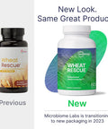 Microbiome Labs WheatRescue - Supports Optimal Wheat & Gluten Digestion - Digestive Enzymes & Probiotic Supplement to Help Protect Against Hidden Sources of Gluten - Digestive Aid (60 Capsules)
