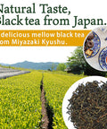 Yamasan Kyoto Uji Japanese Organic Black Tea Loose Leaf 100% made in Japan 100g tea leaves YAMASAN