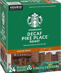Starbucks Pike Place Decaf Coffee, Keurig (100684)
