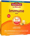 Nature Made Wellblends Immunemax Fizzy Drink Mix Vitamin C 1500Mg Zinc 15 Mg Vitamin D3 1000 Iu (25 Mcg) Plus B Vitamins And Electrolytes Hydration Blend 30 Stick Packs