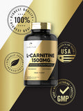 Carlyle L Carnitine 1500Mg | 200 Capsules | Advanced Athlete Formula | Workout Supplement | As L-Carnitine L-Tartrate | Non-Gmo