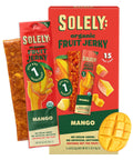 SOLELY - Organic Pineapple Fruit Jerky - 15 Individually Wrapped Strips - Fruit Leather Made from Dried Fruit - Healthy Snacks for Adults & Kids - Non GMO, Vegan Snacks - 0.8oz (23g)