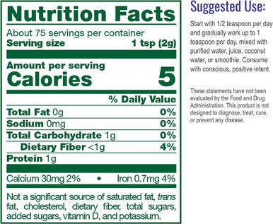 HealthForce SuperFoods Integrity Foods Moringa - 150 Grams - Abundant in Vitamins, Minerals & Essential Amino Acids - Organic, Vegan, Gluten Free - 75 Servings