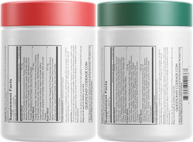 Codeage Instantfood Easy Veggies + Fast Fruits Vitamins Bundle 30+ Daily Vegetables & Fruits Powders Whole Food Green Fruits Multivitamin Fibers Vegan Superfood Minerals Supplement - 180 Capsules